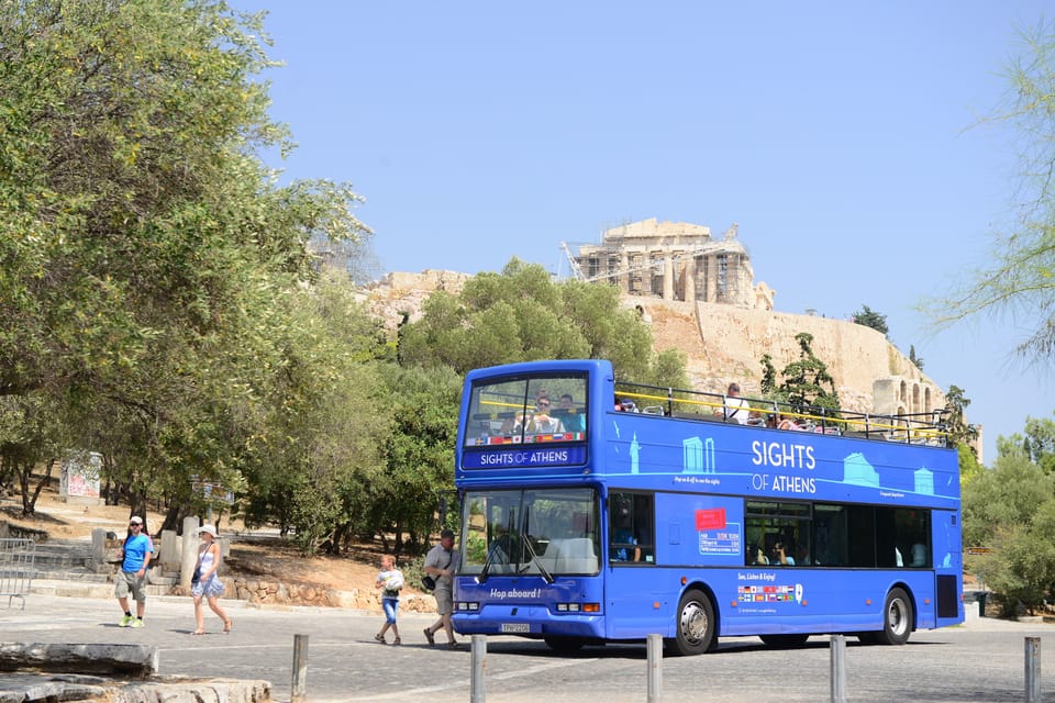 אוטובוס תיירים באתונה מסלול
